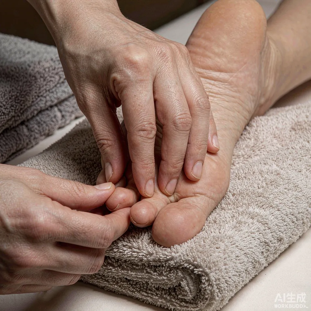 Reflexology foot massage